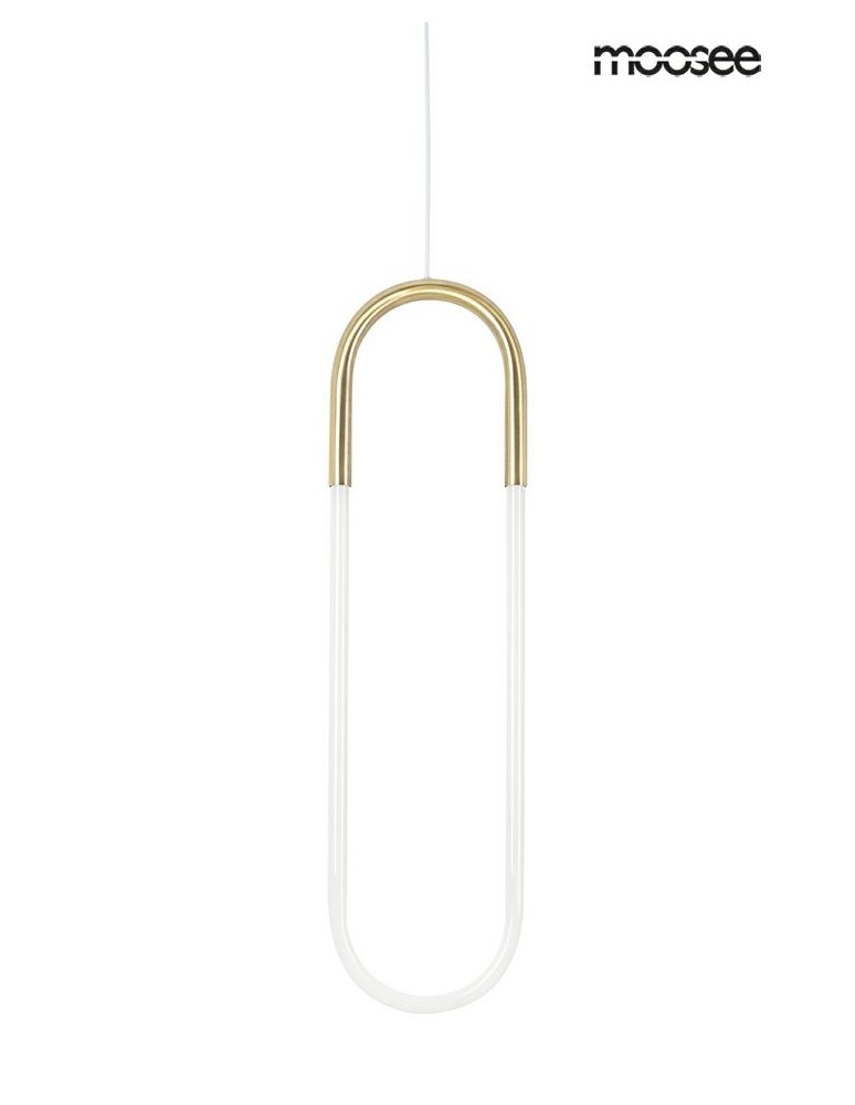 Single pendant lamps - MOOSEE PUZO L gold pendant lamp (MSE010100253) - product kolory-swiatla.pl 1