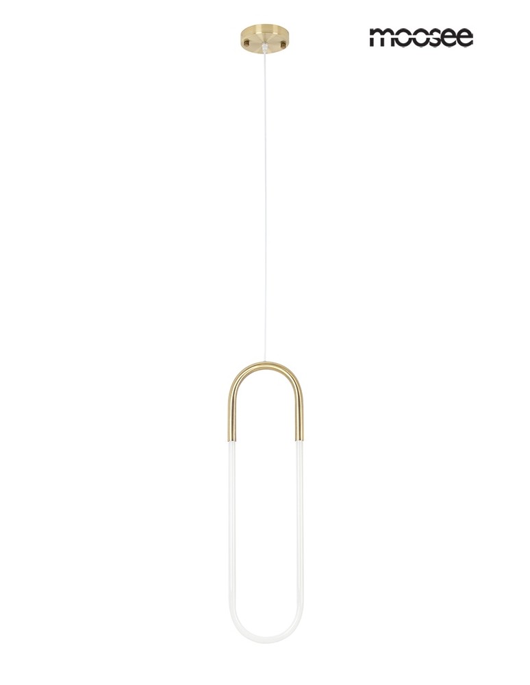 Single pendant lamps - MOOSEE PUZO L gold pendant lamp (MSE010100253) - product kolory-swiatla.pl 2