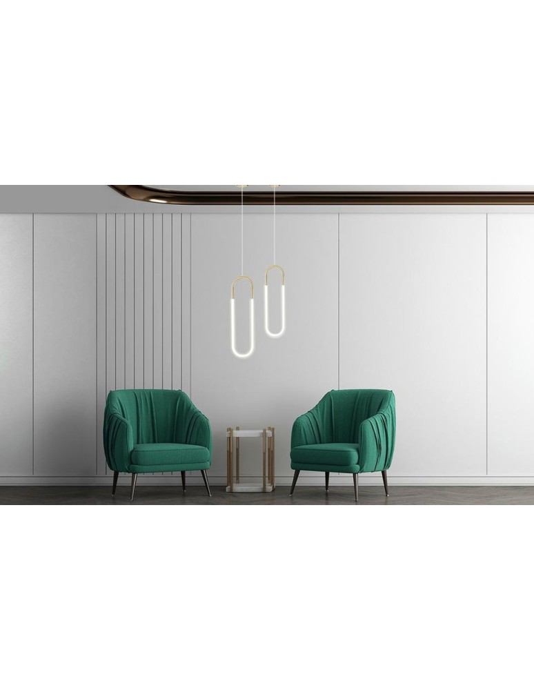 Single pendant lamps - MOOSEE PUZO L gold pendant lamp (MSE010100253) - product kolory-swiatla.pl 8