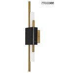 Modern wall lamps - MOOSEE wall lamp EVANS black / gold (MSE010100358) - product 1