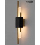Modern wall lamps - MOOSEE wall lamp EVANS black / gold (MSE010100358) - product 2