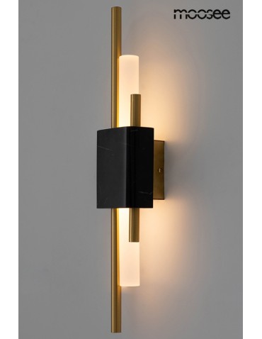 MOOSEE lampa ścienna EVANS czarna / złota (MSE010100358) - produkt 2