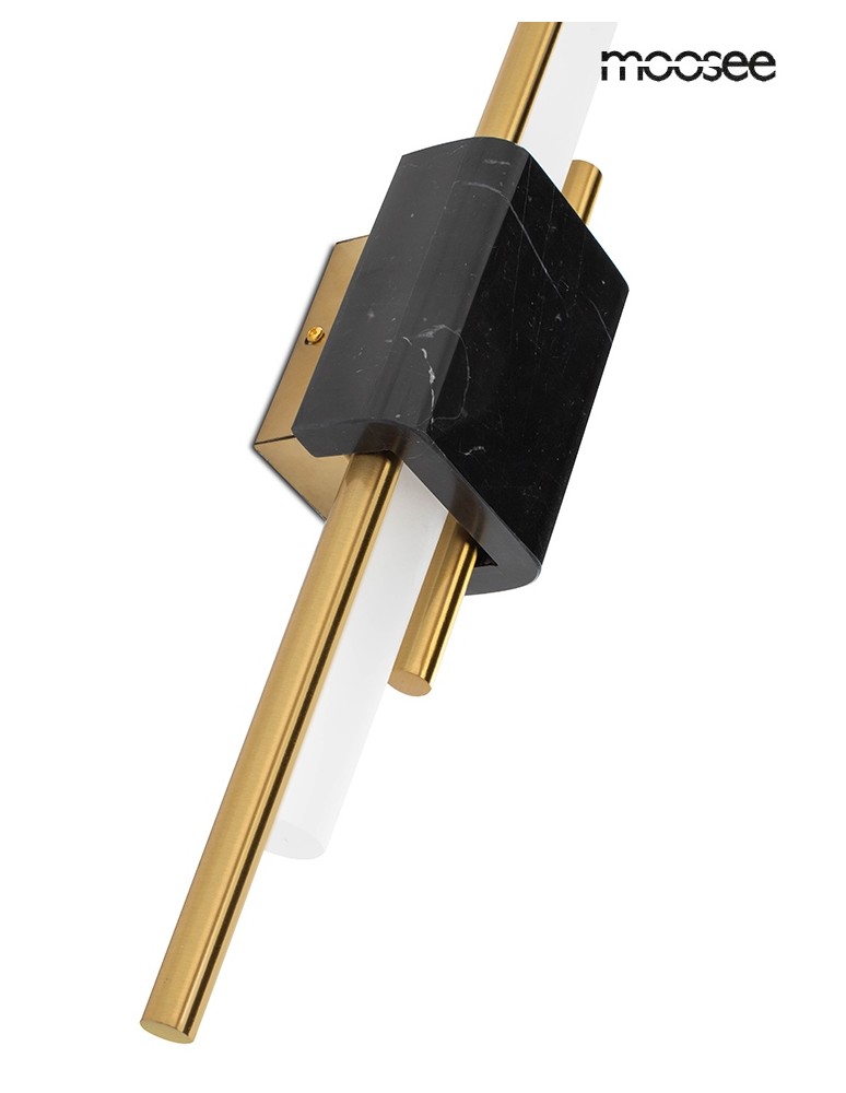 Modern wall lamps - MOOSEE wall lamp EVANS black / gold (MSE010100358) - product kolory-swiatla.pl 3