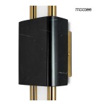 Modern wall lamps - MOOSEE wall lamp EVANS black / gold (MSE010100358) - product 4