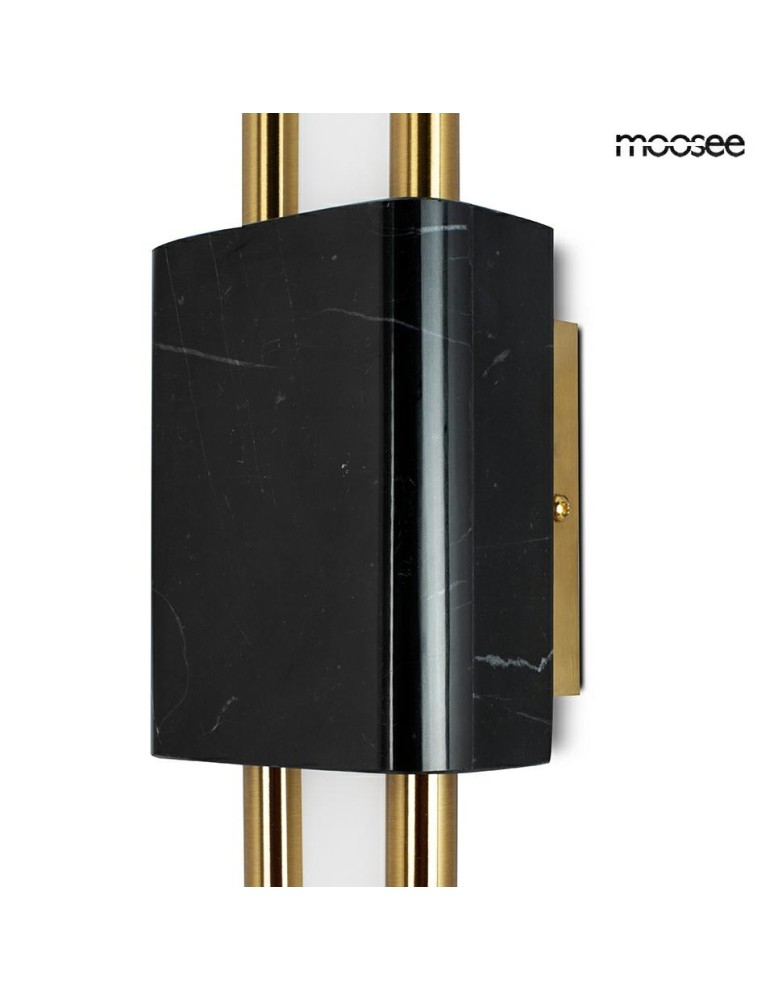 Modern wall lamps - MOOSEE wall lamp EVANS black / gold (MSE010100358) - product kolory-swiatla.pl 4