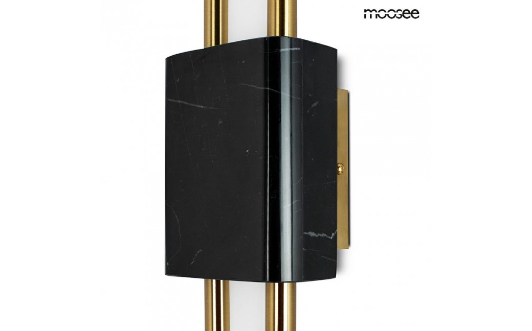 MOOSEE lampa ścienna EVANS czarna / złota (MSE010100358)