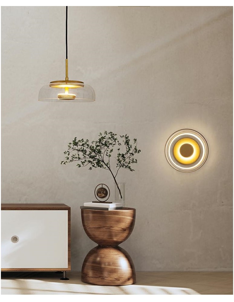 Designer wall lamps - Moosee MOOSEE EDEN WALL gold wall lamp (MSE010400216) - product kolory-swiatla.pl 8