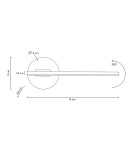 Designer wall lamps - MOOSEE HORIZON wall lamp black (MSE010100334) - product 9