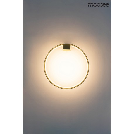 Moosee MOOSEE lampa ścienna CIRCLE WALL złota (MSE010400220)
