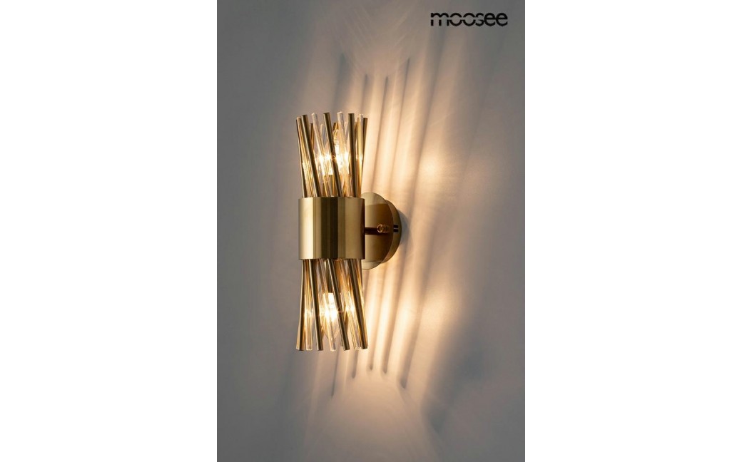 MOOSEE lampa ścienna LORENZO złota (MSE010100338)