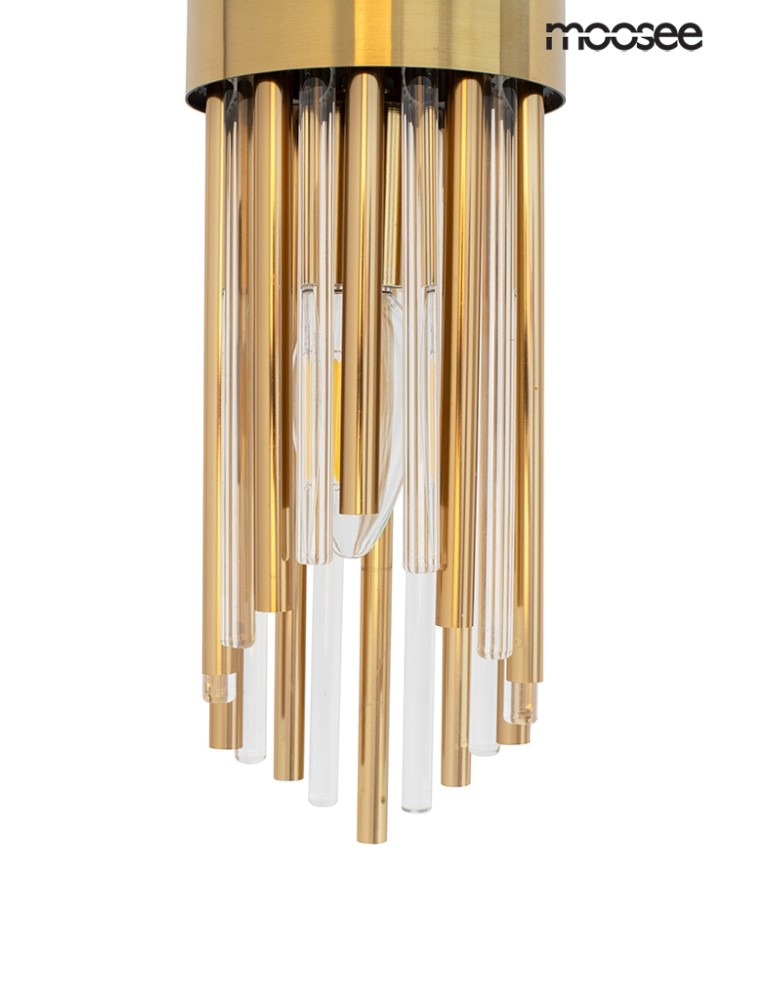 Glamour wall lamps - Moosee MOOSEE AMADEO gold wall lamp (MSE010400196) - product kolory-swiatla.pl 5