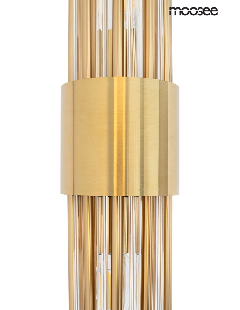 Glamour wall lamps - Moosee MOOSEE AMADEO gold wall lamp (MSE010400196) - product kolory-swiatla.pl 7