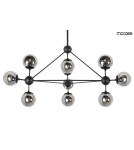 Pendant lamps - Moosee MOOSEE pendant lamp ASTRIFERO 10 black / amber (MSE010100181) - product 1