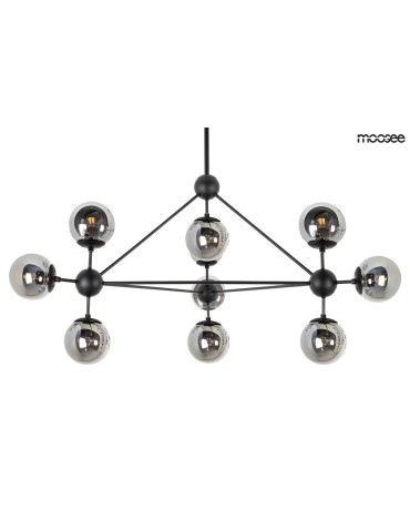 Moosee MOOSEE pendant lamp ASTRIFERO 10 black / amber (MSE010100181)