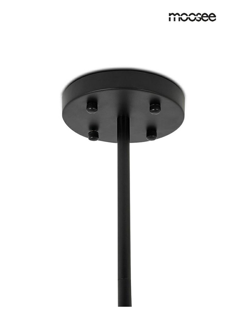 Pendant lamps - Moosee MOOSEE pendant lamp ASTRIFERO 10 black / amber (MSE010100181) - product kolory-swiatla.pl 4
