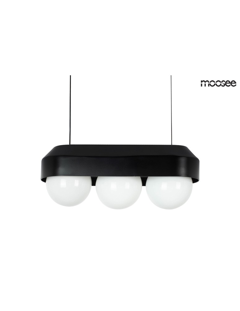 Pendant lamps - MOOSEE pendant lamp DROPS 3 black (MSE010100273) - product kolory-swiatla.pl 1