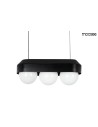 MOOSEE lampa wisząca DROPS 3 czarna (MSE010100273)