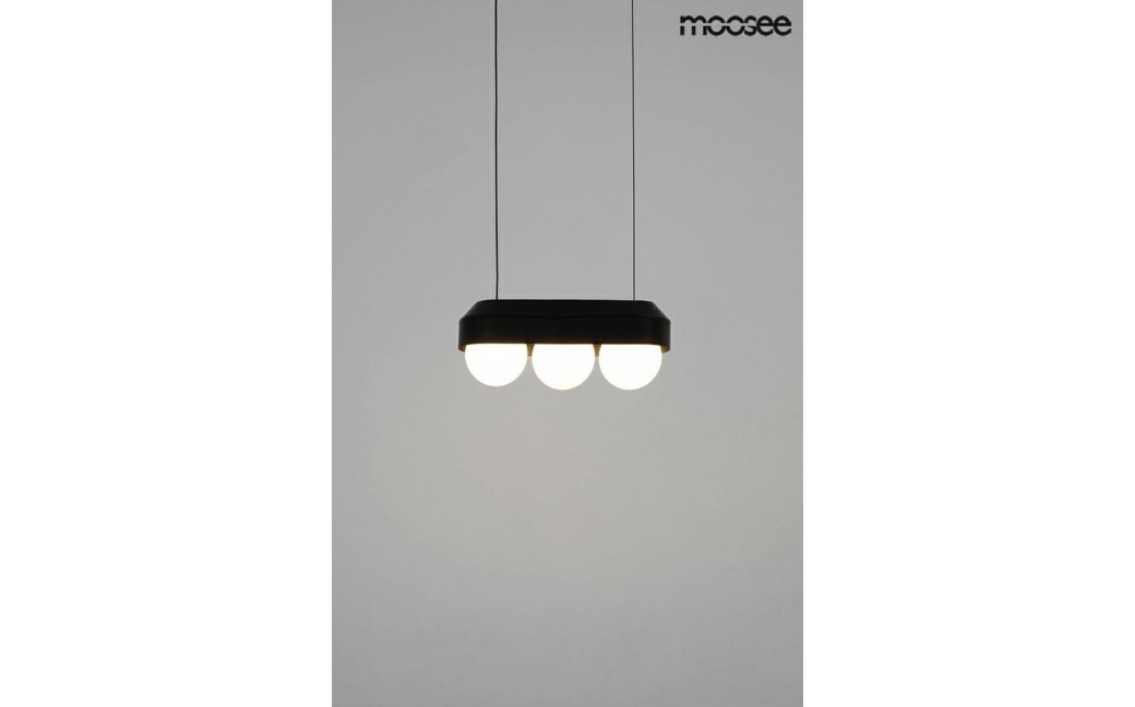 MOOSEE lampa wisząca DROPS 3 czarna (MSE010100273)