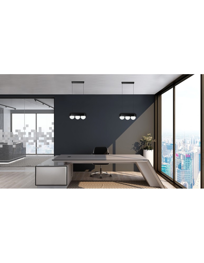 Pendant lamps - MOOSEE pendant lamp DROPS 3 black (MSE010100273) - product kolory-swiatla.pl 7
