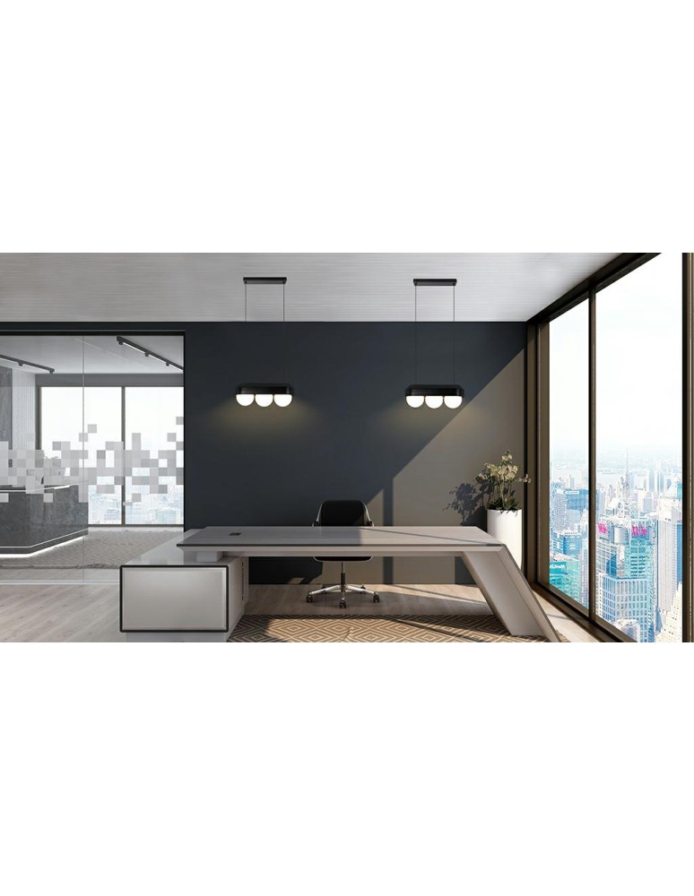 Pendant lamps - MOOSEE pendant lamp DROPS 3 black (MSE010100273) - product kolory-swiatla.pl 8