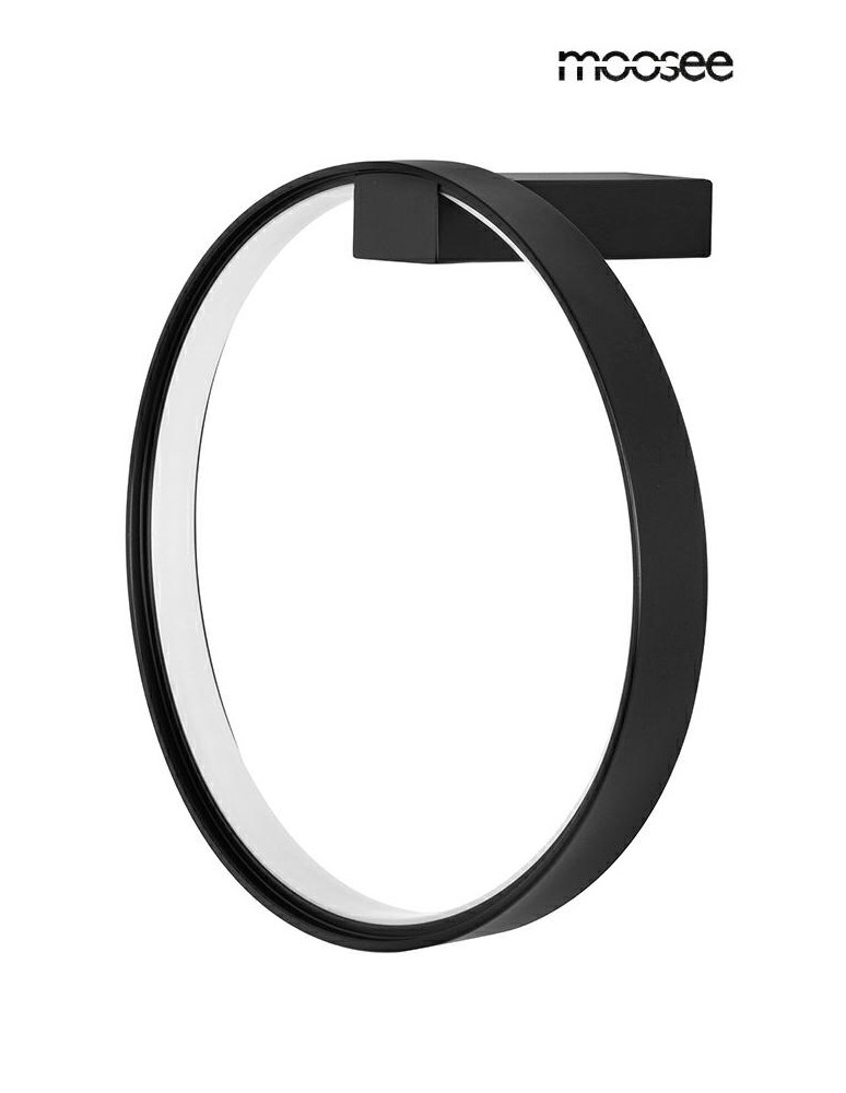 Ring wall lamps - MOOSEE CIRCLE WALL wall lamp black (MSE010100378) - product kolory-swiatla.pl 1