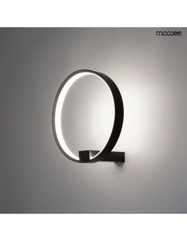 MOOSEE lampa ścienna CIRCLE WALL czarna (MSE010100378) - produkt 2