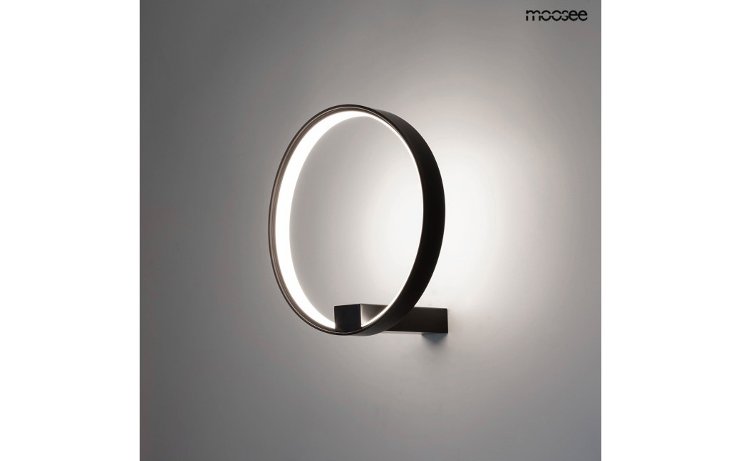 MOOSEE lampa ścienna CIRCLE WALL czarna (MSE010100378)
