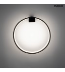 Ring wall lamps - MOOSEE CIRCLE WALL wall lamp black (MSE010100378) - product 3