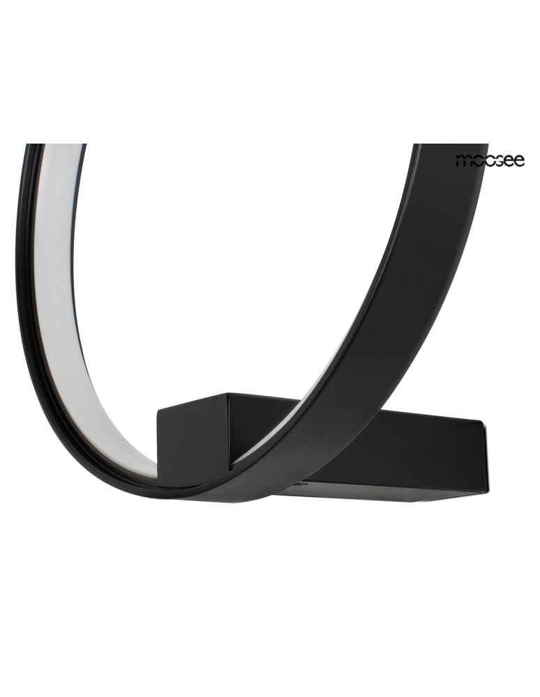 Ring wall lamps - MOOSEE CIRCLE WALL wall lamp black (MSE010100378) - product kolory-swiatla.pl 4