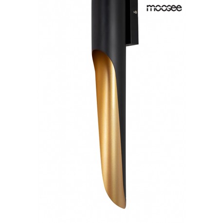 Moosee MOOSEE lampa ścienna CONTEO WALL czarna / złota (MSE010400124)