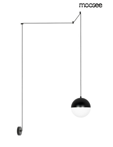 Moosee MOOSEE lampa ścienna BOWL czarna (MSE010100173)