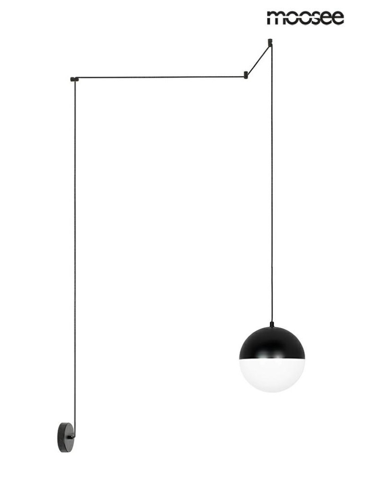 Wall lamps - Moosee MOOSEE BOWL wall lamp black (MSE010100173) - product kolory-swiatla.pl 1