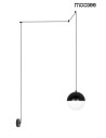 Moosee MOOSEE lampa ścienna BOWL czarna (MSE010100173)