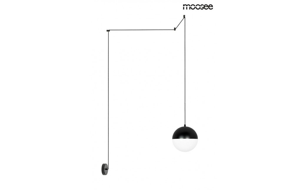 Moosee MOOSEE lampa ścienna BOWL czarna (MSE010100173)