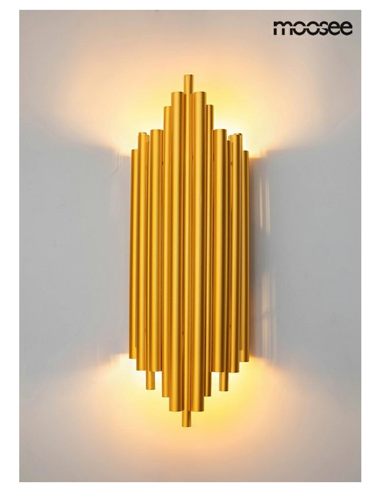 Designer wall lamps - MOOSEE HARMONIC gold wall lamp (MSE010100304) - product kolory-swiatla.pl 2