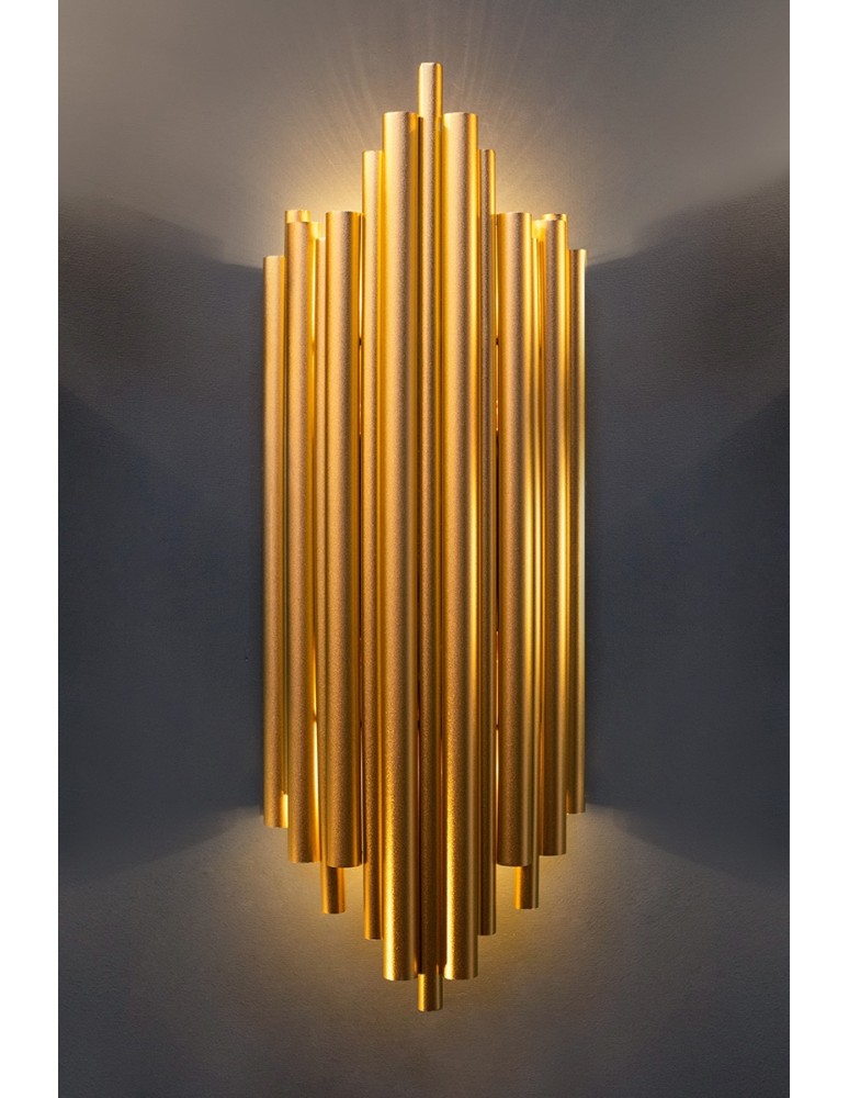 Designer wall lamps - MOOSEE HARMONIC gold wall lamp (MSE010100304) - product kolory-swiatla.pl 5