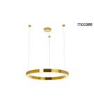 Pendant lamps circles - Moosee MOOSEE RING LUXURY 70 gold pendant lamp - LED, chrome gold (MSE010100170) - product 1