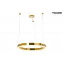 Moosee MOOSEE lampa wisząca RING LUXURY 70 złota - LED, chromowane złoto (MSE010100170)