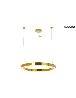 Moosee MOOSEE lampa wisząca RING LUXURY 70 złota - LED, chromowane złoto (MSE010100170)