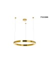 Moosee MOOSEE RING LUXURY 70 gold pendant lamp - LED, chrome gold (MSE010100170)