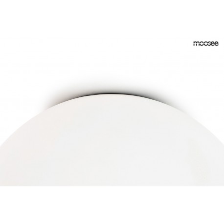 MOOSEE lampa sufitowa TOLLA SIDE biała / naturalna (MSE010100279)