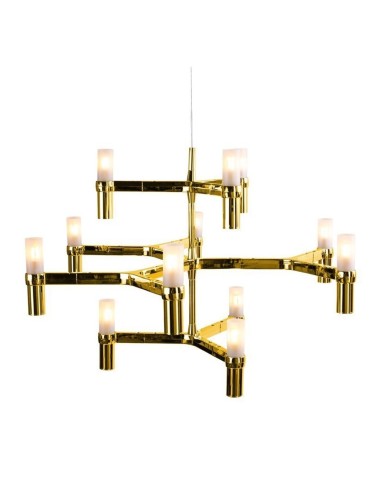 Step into Design CANDLES-12A gold 75cm pendant lamp - product 2