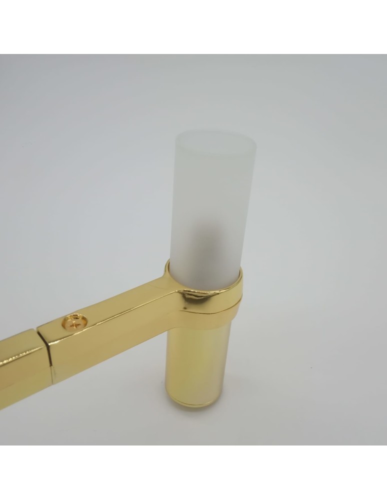 Modern chandeliers - Step into Design CANDLES-12A gold 75cm pendant lamp - product kolory-swiatla.pl 4