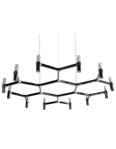 Step into Design Lampa wisząca CANDLES-12B chrom 106cm