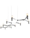 Step into Design Lampa wisząca CANDLES-10 chrom 165cm