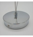 Designer pendant lamps - Step into Design CANDLES-10 chrome 165cm pendant lamp - product 6