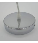 Designer pendant lamps - Step into Design CANDLES-10 chrome 165cm pendant lamp - product 7