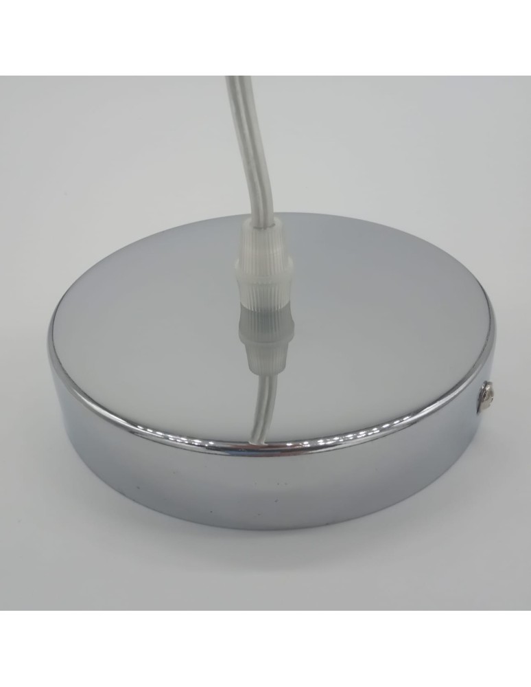 Designer pendant lamps - Step into Design CANDLES-10 chrome 165cm pendant lamp - product kolory-swiatla.pl 7