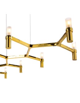 Step into Design CANDLES-10 gold 165cm pendant lamp - product 2