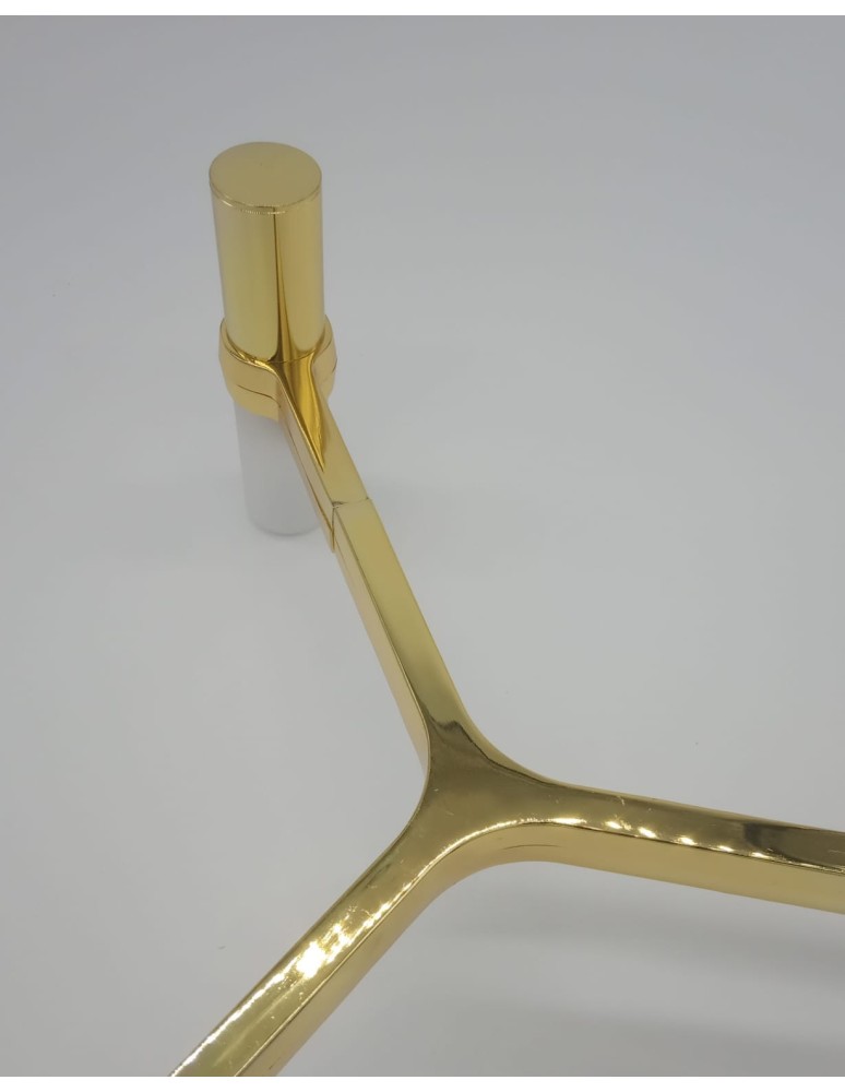 Designer pendant lamps - Step into Design CANDLES-10 gold 165cm pendant lamp - product kolory-swiatla.pl 5